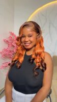 3 tone orange wig Mandy