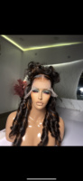 Black/brown wig mandy