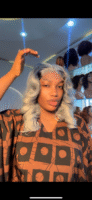Grey 14 inches bouncy curls